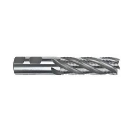 Morse Roughing End Mill, Center Cutting MediumLong Length, Series 4614C, 112 Cutter Dia, 612 Overa 45087